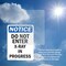 Signmission Do Not Enter X-Ray In Progress OSHA Notice Sign, Plastic, 7in W x 10in L, 2PK OS-2PACK-NS-P-710-V-11272 - alternate 4